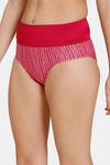Zivame Anti-Microbial High Rise Full Coverage Tummy Tucker Hipster Panty (Pack of 2) - Multicolor — thumbnail 15